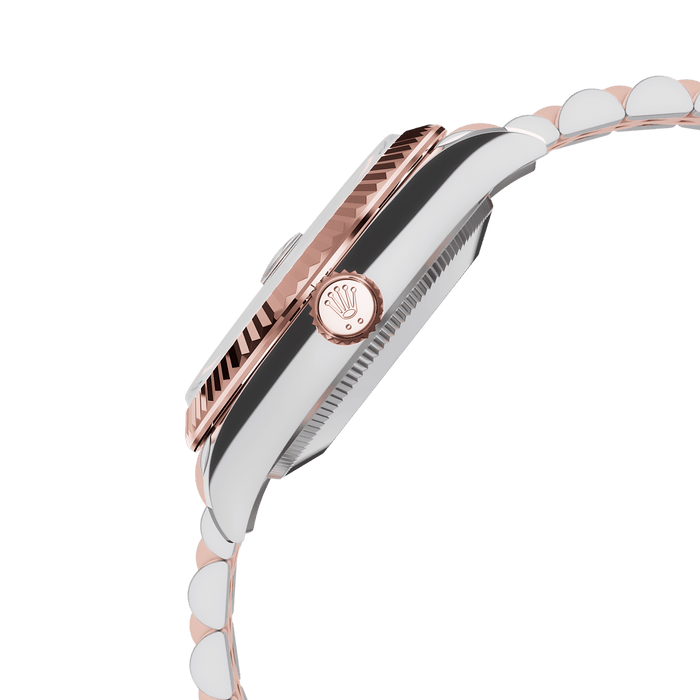 Rolex Two-Tone (RG/SS) Datejust - 31mm - Rosé-colour Diamond Dial - Jubilee