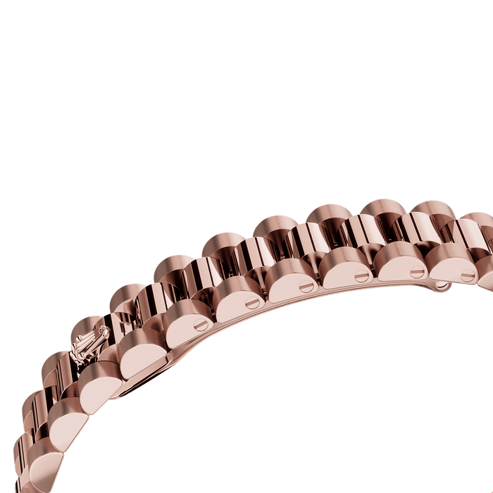 Rolex Rose Gold Datejust - 28mm - Diamond-paved - President