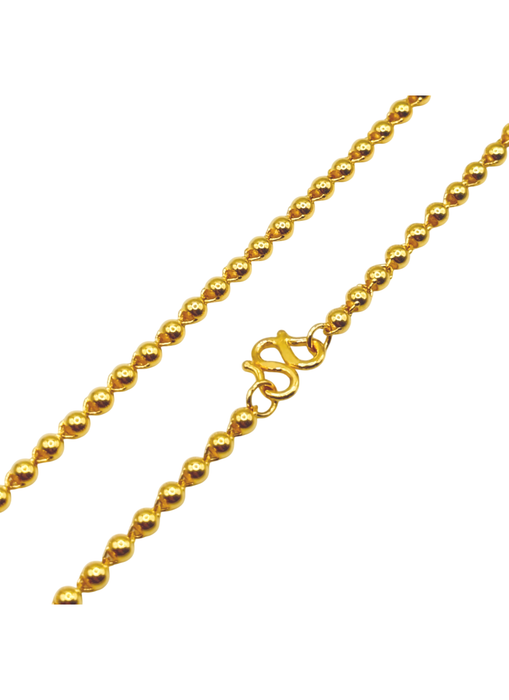 24K Yellow Gold 3.5MM Ball Chain