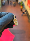 Bitcoin Circular Diamond Pendant original detail photo 3