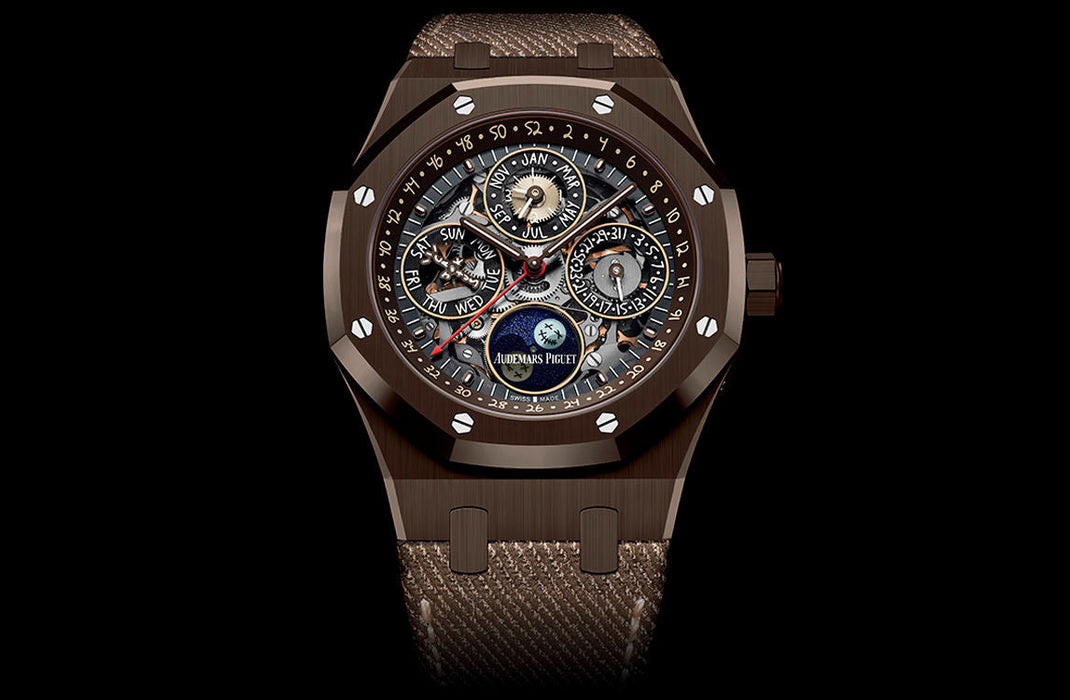 Audemars Piguet - 41 mm - Brown ceramic
