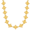 9.5MM Ethiopian Orthodox Lalibela Cross Link Chain in yellow gold