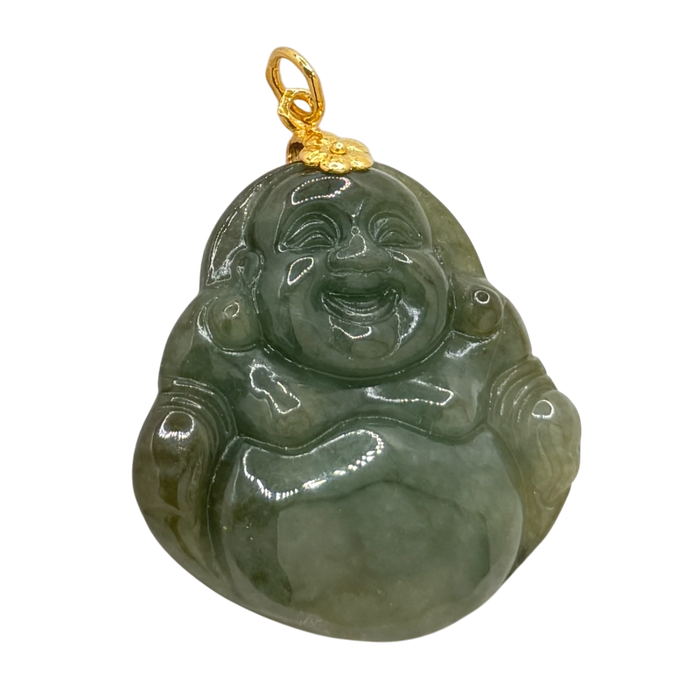 Dark Green Jade Buddha