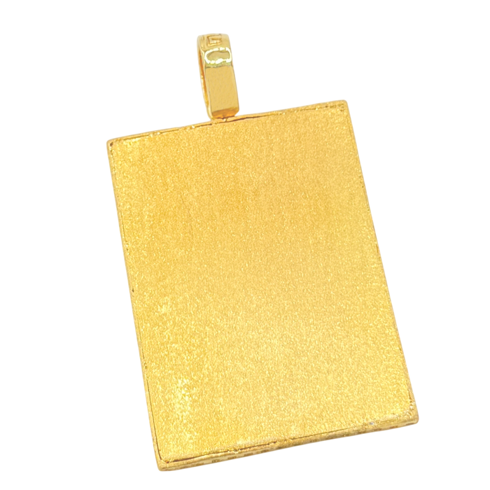 Diamond Cut Dragon Portrait Pendant