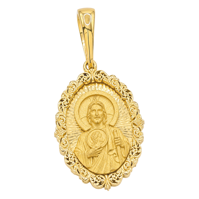 Diamond Cut St Jude Pendant