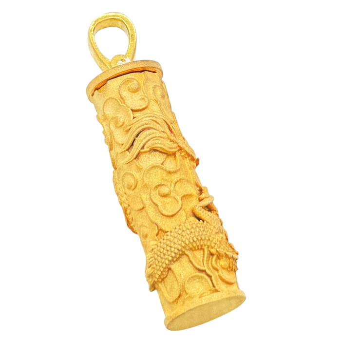 Dragon Cylinder Barrel Pendant