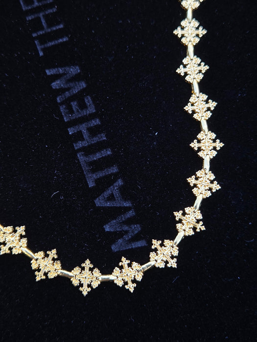 9.5MM Ethiopian Orthodox Lalibela Cross Link Chain original photograph 1