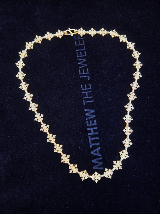 9.5MM Ethiopian Orthodox Lalibela Cross Link Chain original photograph 2