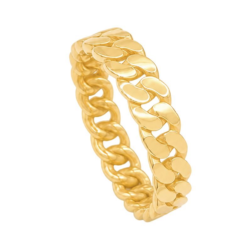 4MM Cuban Link Ring