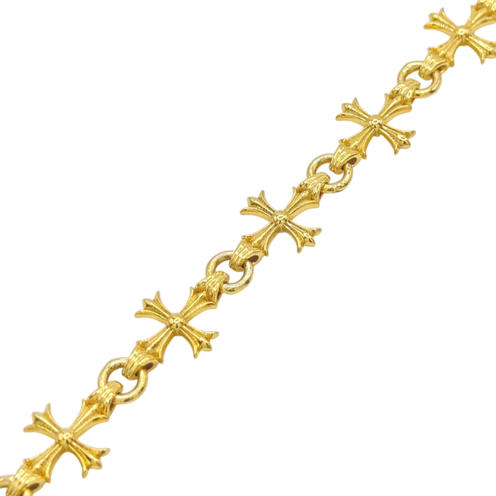 10MM Gothic Style Cross Bracelet