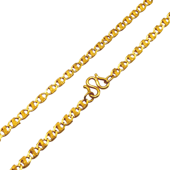 24K Yellow Gold 3.8MM Gucci Link