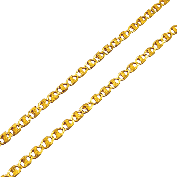 24K Yellow Gold 3.8MM Gucci Link