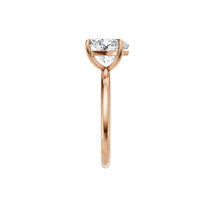 Heart Solitaire Engagement Ring