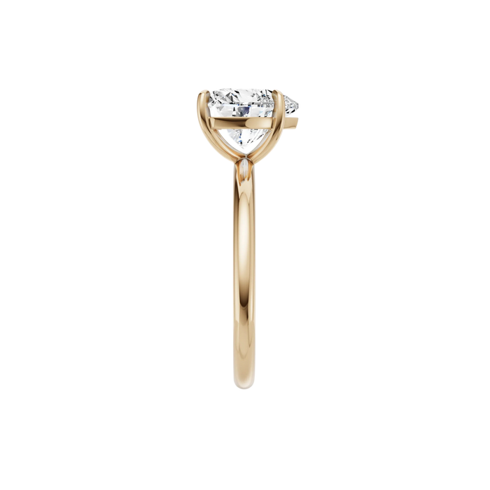 Heart Solitaire Engagement Ring