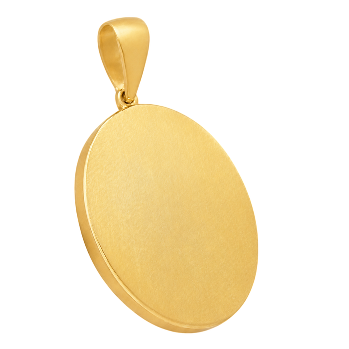 Holy Family Oval Pendant