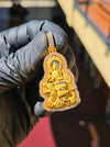 Lady Buddha (Guan Yin) Riding a Dragon Diamond Pendant — original photo 1