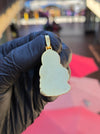 Lady Buddha (Guan Yin) Riding a Dragon Diamond Pendant — original photo 3