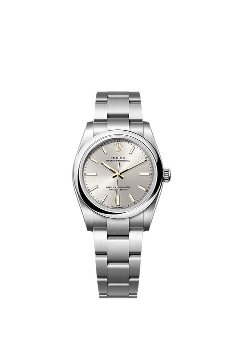 Rolex Stainless Steel Oyster Perpectual - 34mm - Silver