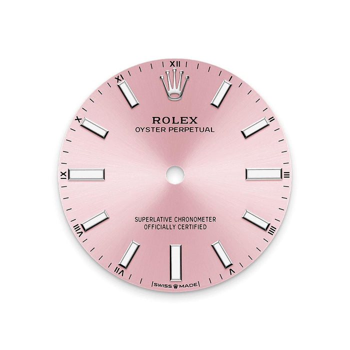 Rolex Stainless Steel Oyster Perpectual - 34mm - Pink