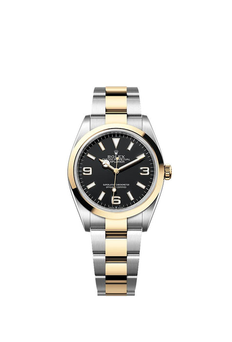 Rolex Two-Tone (YG/SS) Explorer - 36mm - Black