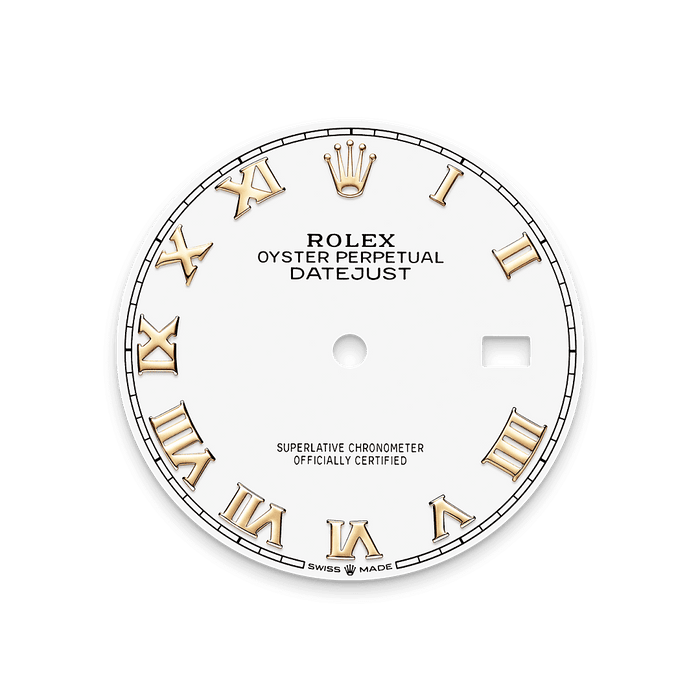 Rolex Two-Tone (YG/SS) Datejust - 36mm - White - Jubilee