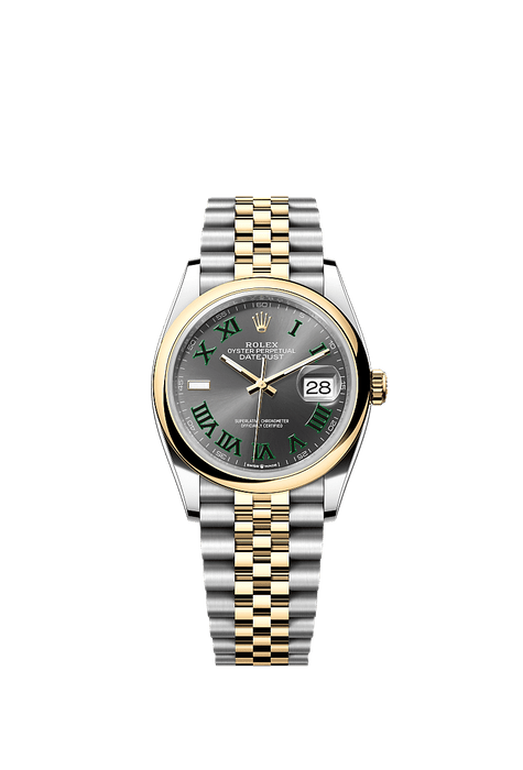 Rolex Two-Tone (YG/SS) Datejust - 36mm - Slate - Jubilee