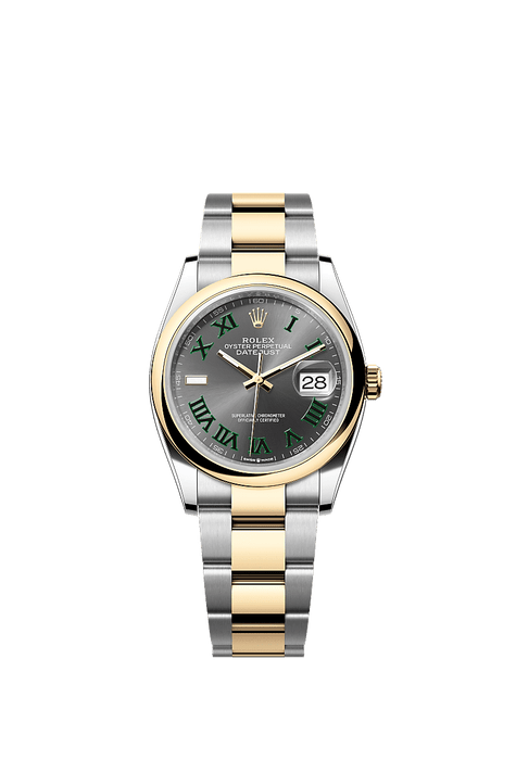 Rolex Two-Tone (YG/SS) Datejust - 36mm - Slate - Oyster