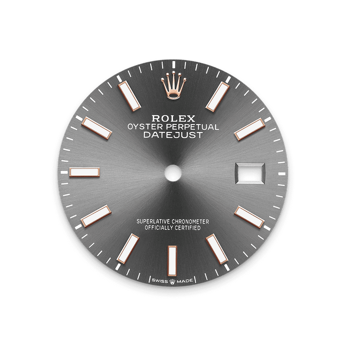 Rolex Two-Tone (RG/SS) Datejust - 36mm - Slate - Jubilee