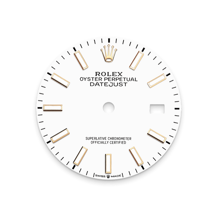 Rolex Two-Tone (YG/SS) Datejust - 36mm - White - Jubilee