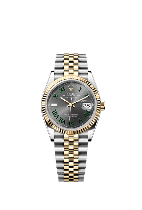 Rolex Two-Tone (YG/SS) Datejust - 36mm - Slate - Jubilee