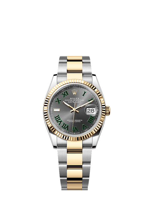 Rolex Two-Tone (YG/SS) Datejust - 36mm - Slate - Oyster