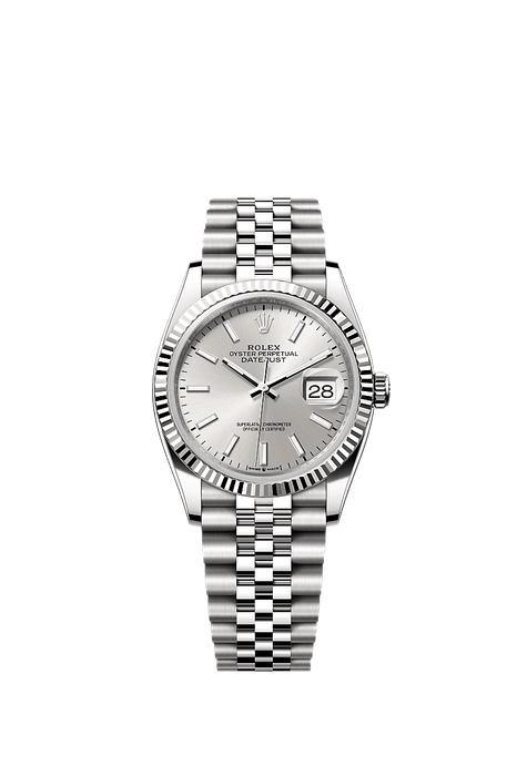 Rolex Stainless Steel Datejust - 36mm - Silver - Jubilee