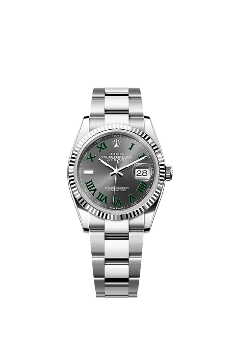 Rolex Stainless Steel Datejust - 36mm - Slate - Oyster