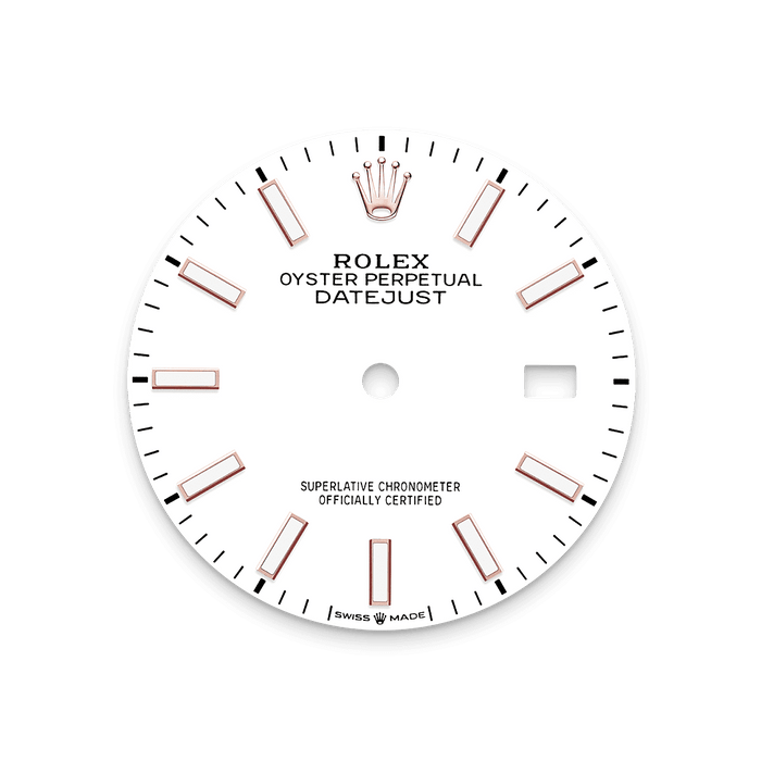 Rolex Two-Tone (RG/SS) Datejust - 36mm - White - Oyster