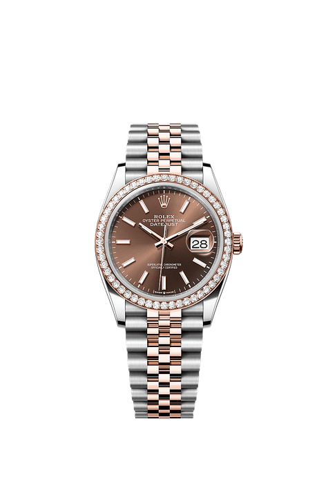 Rolex Two-Tone (RG/SS) Datejust - 36mm - Chocolate - Jubilee