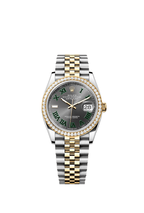 Rolex Two-Tone (YG/SS) Datejust - 36mm - Slate - Jubilee