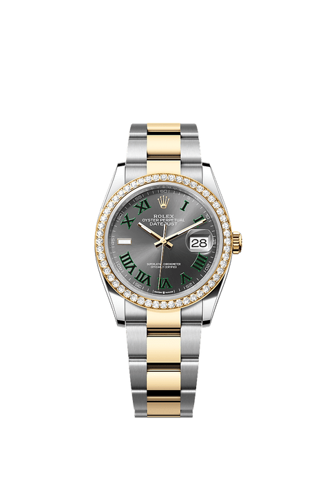 Rolex Two-Tone (YG/SS) Datejust - 36mm - Slate - Oyster