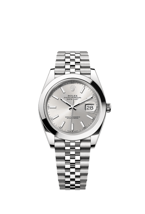 Rolex Stainless Steel Datejust - 41mm - Silver - Jubilee