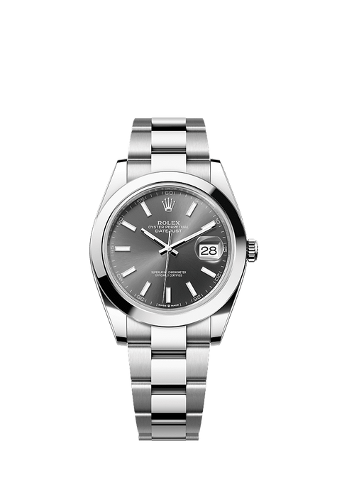 Rolex Stainless Steel Datejust - 41mm - Slate - Oyster