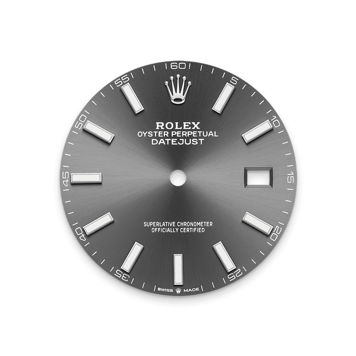 Rolex Stainless Steel Datejust - 41mm - Slate - Oyster