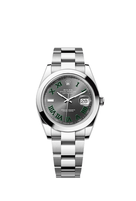 Rolex Stainless Steel Datejust - 41mm - Slate - Oyster