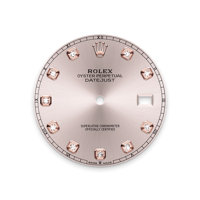 Rolex Two-Tone (RG/SS) Datejust - 41mm - Sundust Diamond Dial - Oyster