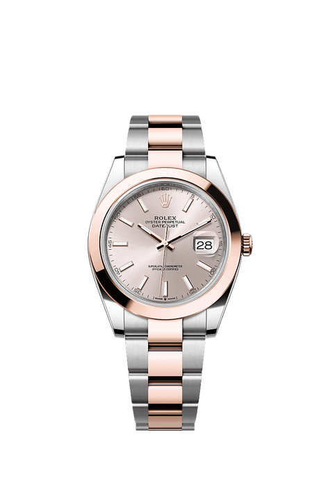 Rolex Two-Tone (RG/SS) Datejust - 41mm - Sundust - Oyster