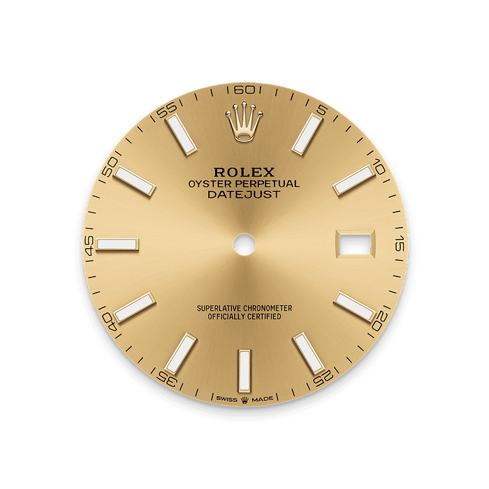 Rolex Two-Tone (YG/SS) Datejust - 41mm - Champagne-colour - Jubilee