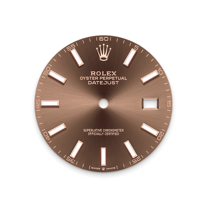 Rolex Two-Tone (RG/SS) Datejust - 41mm - Chocolate - Jubilee