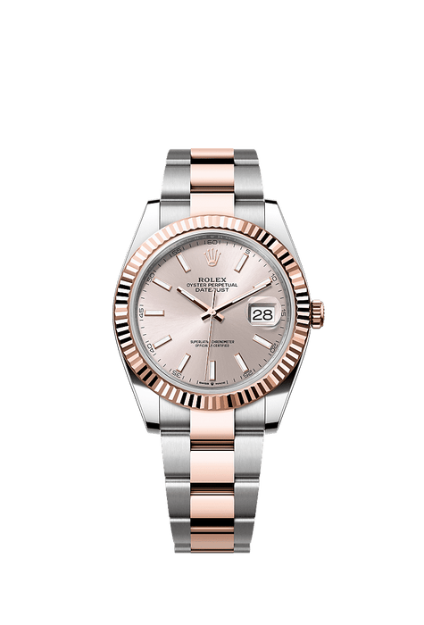 Rolex Two-Tone (RG/SS) Datejust - 41mm - Sundust - Oyster