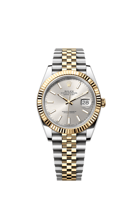 Rolex Two-Tone (YG/SS) Datejust - 41mm - Silver - Jubilee