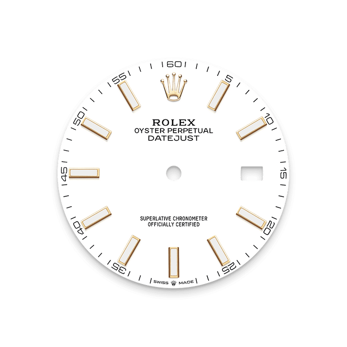 Rolex Two-Tone (YG/SS) Datejust - 41mm - White - Jubilee