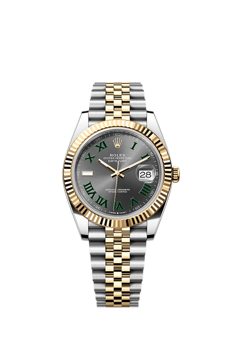 Rolex Two-Tone (YG/SS) Datejust - 41mm - Slate - Jubilee