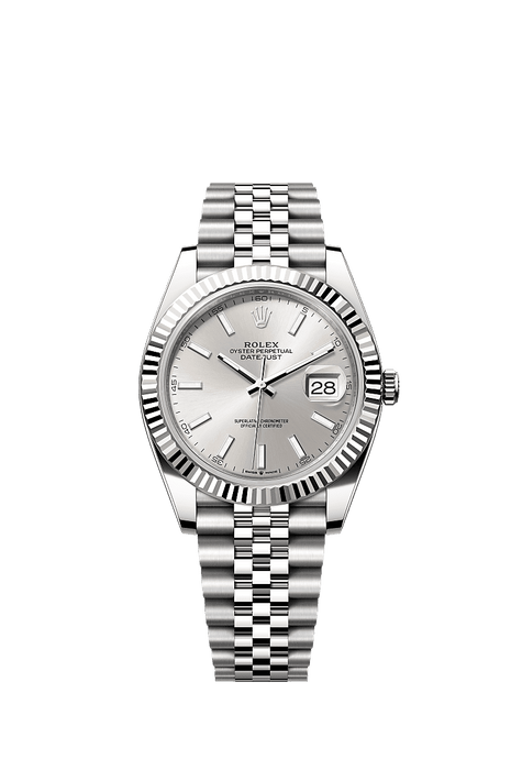 Rolex Stainless Steel Datejust - 41mm - Silver - Jubilee